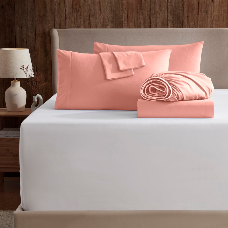 Extra Deep Pocket King Sheets Set - 6 PC Soft