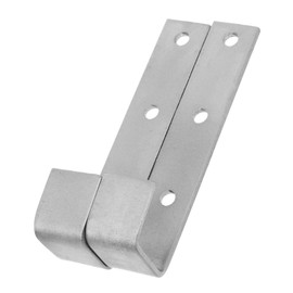 Operitacx 8 Stück Bettleiterhaken Handtuchhaken für Badezimmer Gardinenstangenhalter Duschtuchhalter Aufhänger Gardinenstange mit Haken verstellbare Halterung Handtuchbügel Eisen Silber