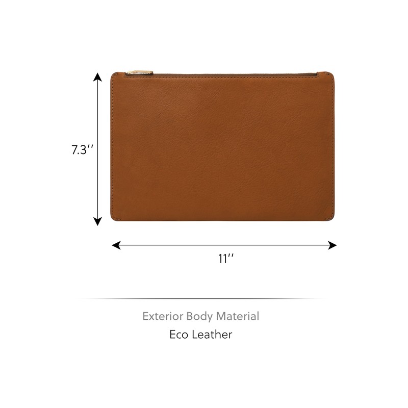 Fossil Women's Gift Pouch, Saddle.