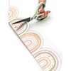 Teacher Created Resources Cool Tones Rainbows Die-Cut Rolled Border Trim