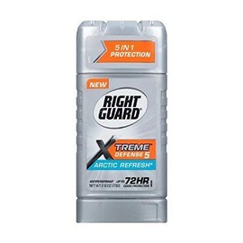 Right Guard Xtreme Defense 5 Arctic Refresh Antiperspirant 2.6 oz (Pack of 10)