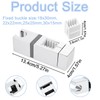 Shower Holder,Shower Head Holder,360° Angle Adjustable Square Shower Holder Bracket