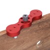 Woodworking Dowel Drill Guide Jig Positioner Aluminum Alloy 6/8/10mm Hole