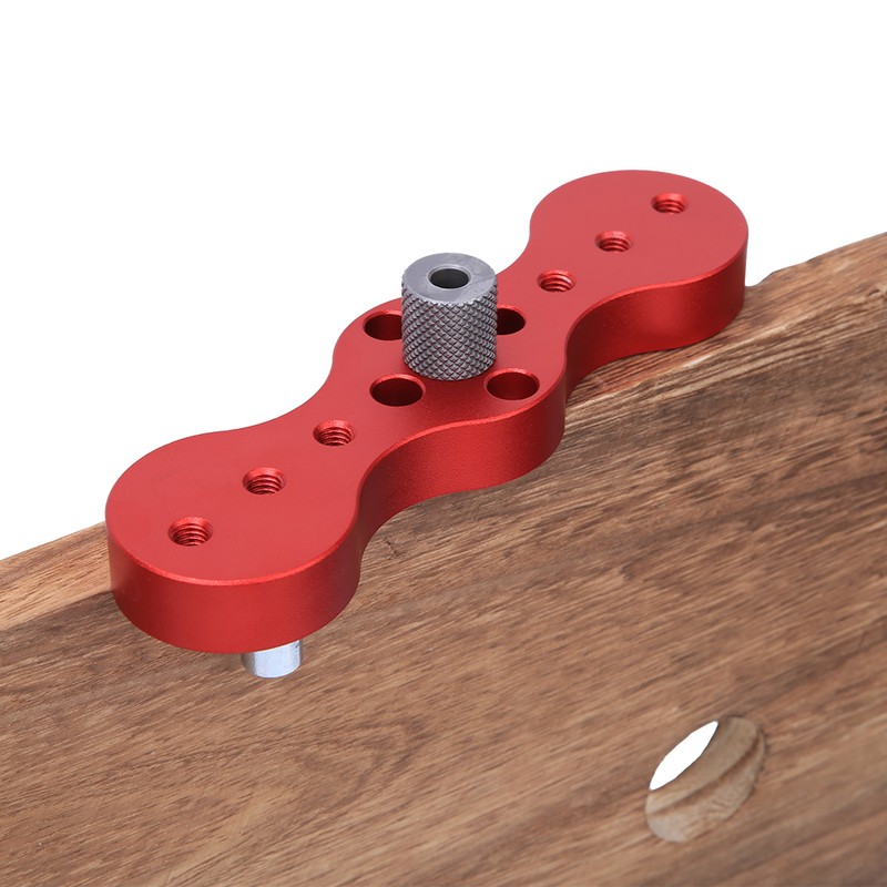 Woodworking Dowel Drill Guide Jig Positioner Aluminum Alloy 6/8/10mm Hole