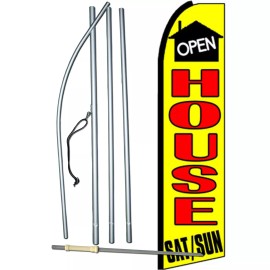 NeoPlex Open House Sat/Sun Complete Swooper Flag Bundle