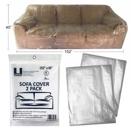 SOFA Moving Covers (2 Pack) - 45" x 152" - Moving & Storage Bags - UBOXES,Water resistant