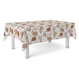 Martina Home Wachstuchtischdecke, Siena, Braun, 200 x 140 cm