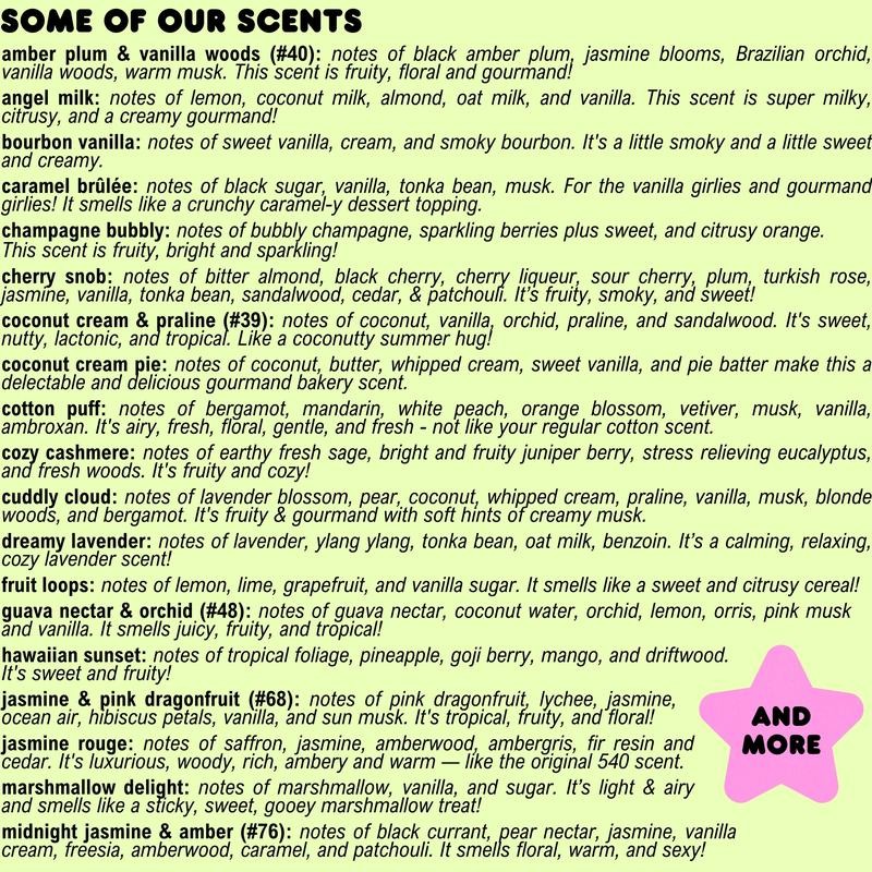 Scented Car Freshener Diffusers Air Fresheners (SELECT YOUR SCENTS):_Sugar Milk