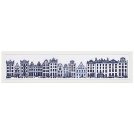 Thea Gouverneur - Cross Stitch Kit - Amsterdam City Street - Linen - 32 Count - For Adults - 873