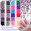 2mm Mini Nail Rhinestones and Resin Jelly Rhinestones, Rainbow Gems