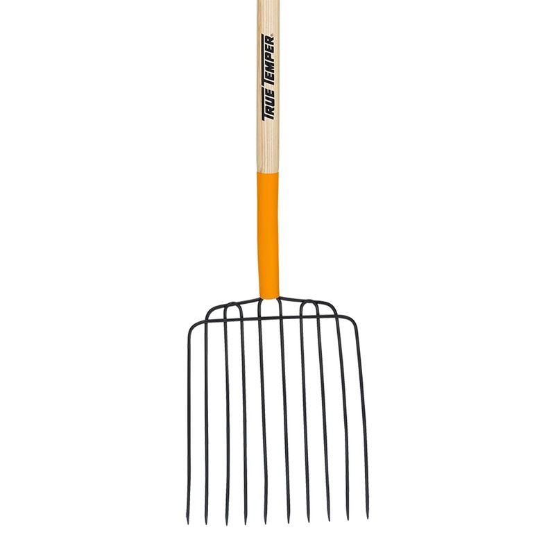 True Temper 2812400 True Temper 10-Tine Hardwood Handle Bedding Fork