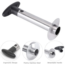 PIQIUQIU Pineapple Cutter, Pineapple Peeler Stainless Steel, Pineapple Corer Cutter, Pineapple Core Remover Tool
