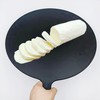 SWEIBIAI Black Pizza Board 20”X16” Round Pizza Cutting Board Pizza