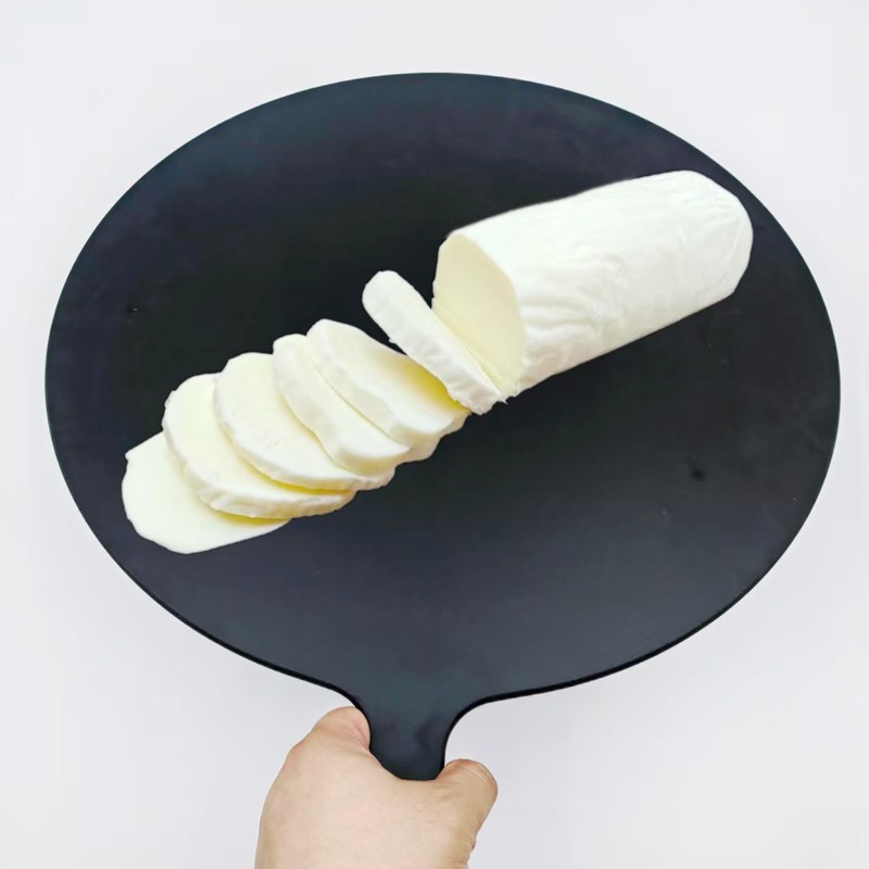SWEIBIAI Black Pizza Board 20”X16” Round Pizza Cutting Board Pizza