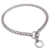 Heavy Duty Stainless Steel Dog Choke Collar, Cuban Link Chain