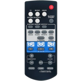 For Yamaha FSR80 ZG80760 Replace Remote for Yamaha Soundbar YSP-1400 YSP-1400BL YSP1400