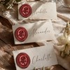 Wax Seal Stickers 50 PCS Rose Self Adhesive Wedding Invitations