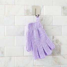 4-Pair Exfoliating Gloves - Shower and Bath Exfoliator Spa Body Scrubber Loofah Gloves in 4 Assorted Colors for Men and Women