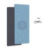 6mm TPE Anti-Slip Yoga Mat, 180 x 57 cm Eco-Friendly