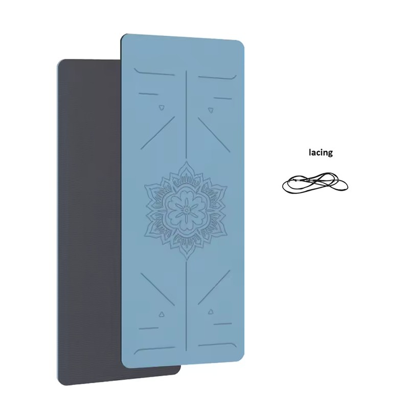 6mm TPE Anti-Slip Yoga Mat, 180 x 57 cm Eco-Friendly