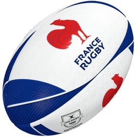 Gilbert GB9225 France Rugby Ball Replica Mini Ball (Blue/3/Jr)