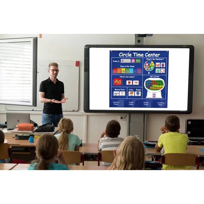 Circle Time Center Classroom Pocket Chart, Educational Pocket Chart Teaching