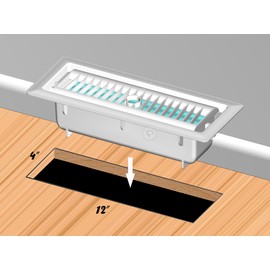 CAD Precision Inc IN-vent Humidifiers (4x12, White)