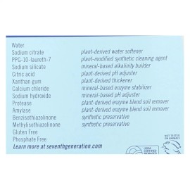 UD_Seventh Generation Auto Dishwasher Gel - Free And Clear - Case Of 6 - 42 Fl Oz.