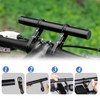 Mesee Aluminium Bicycle Extender Mount, 20 cm Bicycle Handlebar Extender,