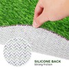 Supvox Artificial Grass Placemats, Round Artificial Grass Mat, Artificial Grass