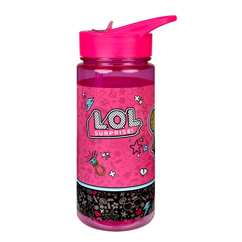 Scooli LOLO9913 Aero Plastic Drinking Bottle with Integrated Straw and