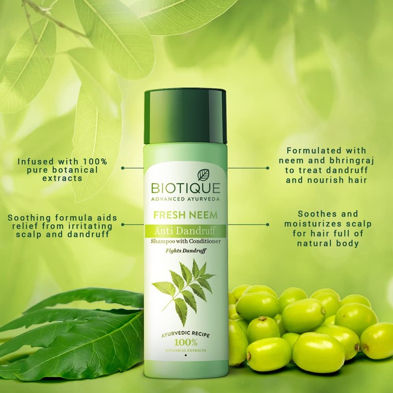Biotique Margosa-Fresh Daily Dandruff Expertise Shampoo and Conditioner for All