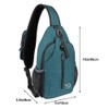 WATERFLY Sling Bag Sling Backpack Crossbody Bag Hiking Daypack for