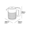 Corby Canterbury 0.6L Double Walled Kettle - UK Plug (Brushed