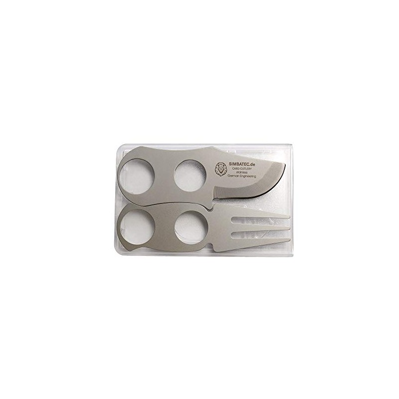 SIMBATEC Card - Cutlery made of stainless steel - Made