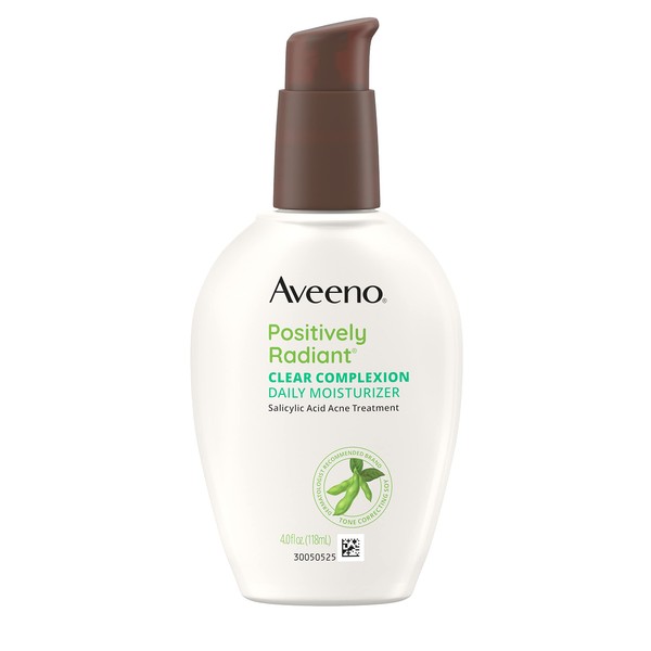 Aveeno Aveeno Positively Radiant Clear Complexion Face Moisturizer, Acne Facial