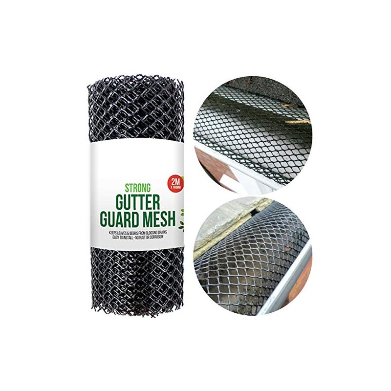 G4GADGET 16cm x 5m Mesh Gutter Guard Standard UK Guttering