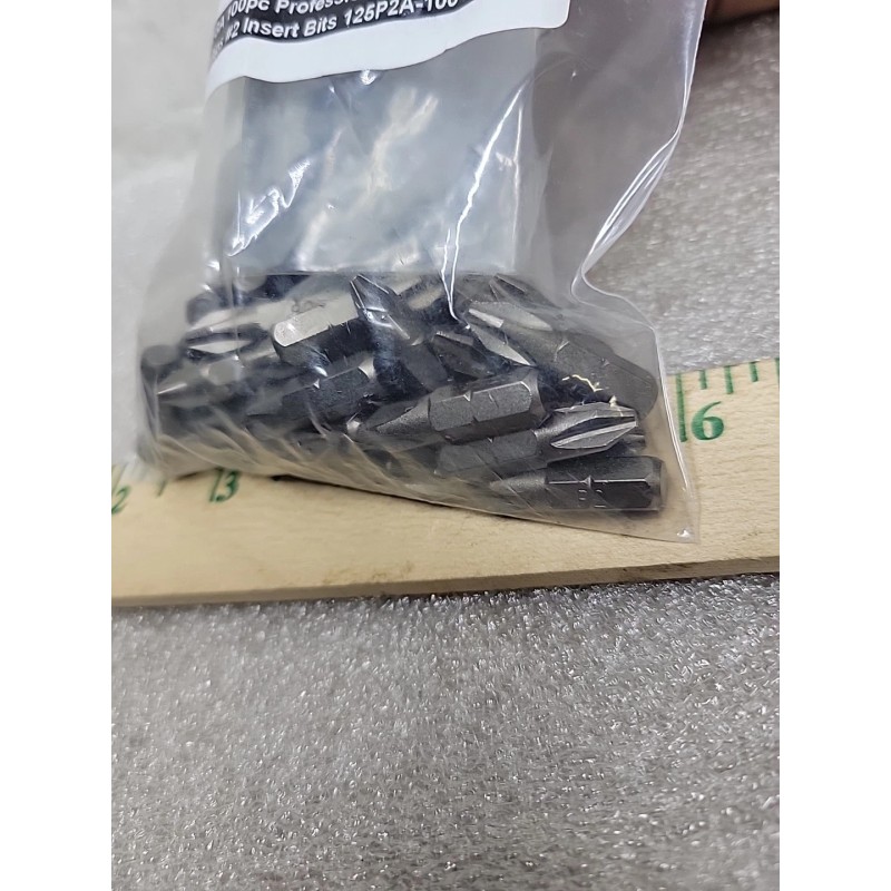 Vega Bag Of 100 Vega Tools #2 Phillips Insert Driver