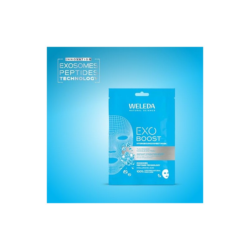 WELEDA Bio Exo Boost Hydrobounce Cloth Mask - Natural Cosmetics