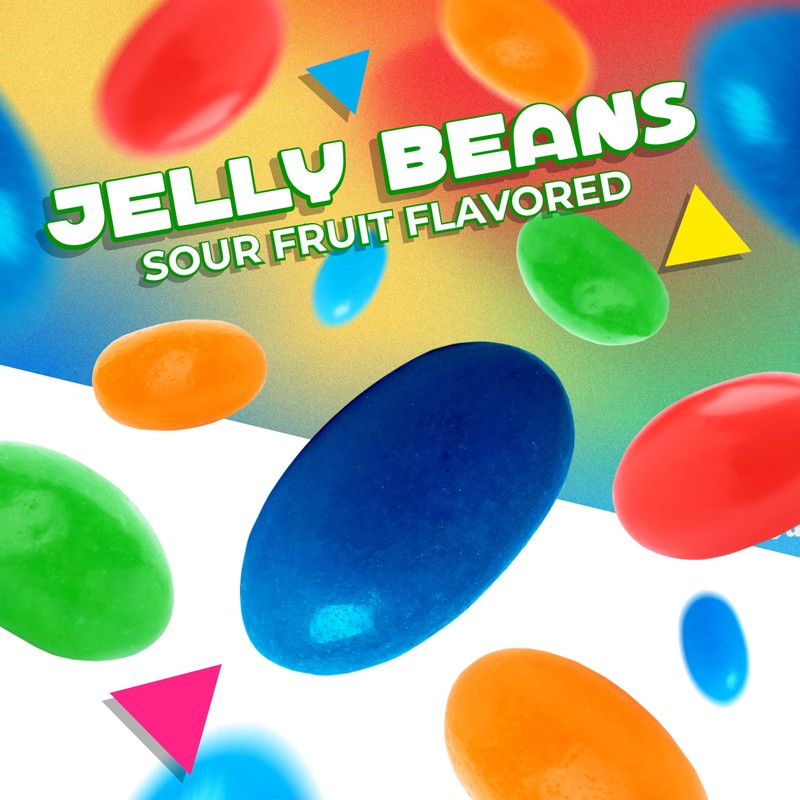 Sour Jelly Beans Candy | 2 Pound Bag | Assorted