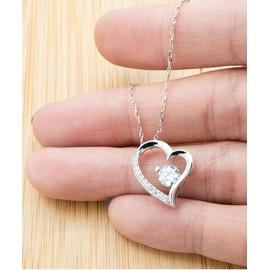 Game On Novelties You Have Always Been My Angel from Heaven Sent Down here just for me!!! Solitaire Crystal Necklace, Wife, Epic Gifts for Wife, Presents, Gift Giving, Christmas, Stocking Stuffers,