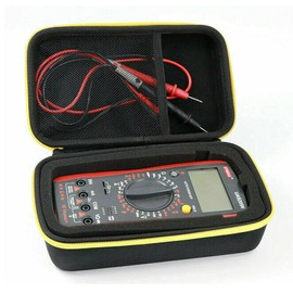 Portable Hard Shell Multimeter Case Protective Pouch Fits Fluke F117C F17B F115C Multimeter (Yellow)