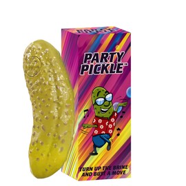DR DINGUS Party Pickle - 30 Second Dance Party - 10 Original Music Beats - Press Button - Family Friendly for Class, Office, Gift, Making Friends