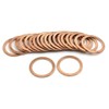 sourcing map Pack of 20 Washers 22 mm Flat Seal