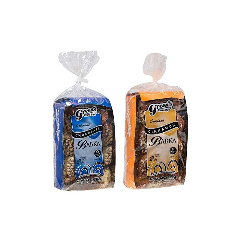 Green's Bakery Chocolate and Cinnamon Babka Cake, 2 Pack 24
