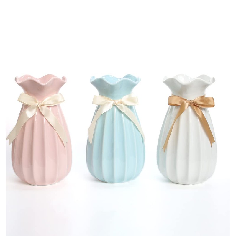 Ceramic Vases for Minimalist Modern Home Decor, Decorative Flowers Vase
