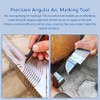 TWZKXC 2 Pcs Angle Arc Marking Tool, Square Steel Pipe