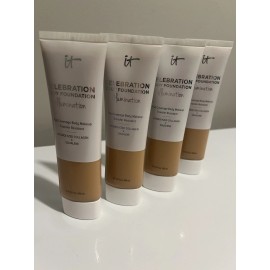 IT Cosmetics 4 PACK It Cosmetics celebration body Foundation Full Coverage Body Makeup MEDIUM