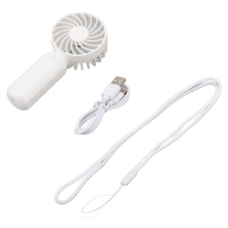 Handheld Fan 5V 3 Levels Wind Adjustment USB Charging Grille