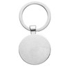 Promotech Howling Wolf Keychain - Flat Keychain Epoxy Resin Metal